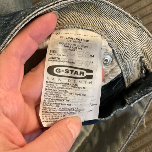 GSTAR Originals Raw // Bootleg Sz 24 - Picture 4 of 5